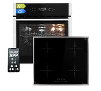 Cucina: 60cm Forno da incasso EB8313HC + 59cm Piano Cottura Induzione IH85900ED | Funzione pizza | Griglia | Circolazione dell'aria | Aria calda | Timer automatico | SET8313HCIH859ED