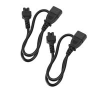 60cm IEC320 C14 Male to C5 Female Power Adapter Cable 2500W
