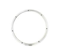 60cm Piastra Girevole con Cuscinetto 360 Gradi per Tavolo, Grande Piattaforma Girevole Centrotavola Rotante in Acciaio Inossidabile per Pranzo Torte TV Monitor Stand