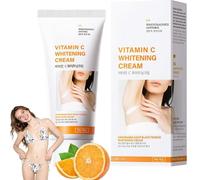60g Crema biancante 3-in-1, nero chiaro, sbiancante e ristretta, Crema Schiarente Corpo e Intima, Ascelle, Gomiti, Pelle, Mani Donna,Crema Sbiancante Corpo con Niacinamide, Vitamina C ed E (A-60G)