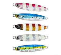 60g per Deep Sea Affondamento Jig Lungo Ghisa Piastra 60g per Deep Sea | Peso 35 g, design a lunga durata, effetto notte luminoso, riduce la vigilanza dei predatori, struttura in metallo