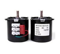 60KTYZ 14W 220V AC Permanent Magnet Synchronous electronic starter CW/CCW Low Speed electronic starter 2.5/5/10/15/20/30/50/60/80/110rpm NWPNLXEA(2.5rpm no bracket)