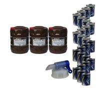 60L Olio Motore PEMCO SAE 10W-40 Multifarm STOU 12x Motor Doctor+Motor Flush