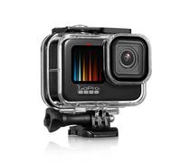 60M Custodia Impermeabile per GoPro Hero 13 Hero 12 Hero 11 Hero 10 Hero 9 Black, 60M/196FT Custodia Protettiva Subacquea Impermeabile Include Supporti Tripode e Vite di Fissaggio per GoPro