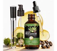 60ml Olio da massaggio,Olio essenziale per la cura del corpo e del viso,Kit di bottiglie per ciglia,Pipetta e Pompa,Nutrizione&Idratazione,ciglia,sopracciglia,capelli,unghie