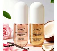 60ml Profumo da donna, Deodorante per ambienti, Fragranza a lunga durata, Fragranza naturale, Profumo da viaggio portatile, Miscela di fragranze floreali fresche e gourmand di gelsomino, orchidea, leg