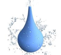 60ml Siringa per Orecchie, Pulisci Orecchie, Pera con cannula, Orecchio Siringa Orecchie Lavaggio Gomma,Siringa per La Pulizia Professionale e Delicata Delle Orecchie, Blu Liscio