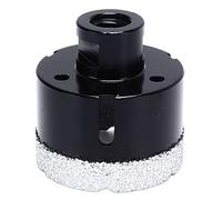 60mm Diamond Hole Opener Drill Bit, Hole Drilling Tool for Marble Granite Concrete, Black Diamond Drill Bit with M14 Thread for Stone Tile Ceramic Drilling, 60mm Diameter Hole