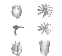 60mm EDF Turbine Engine Mount for RC Aircraft Compatible with D2826 Motor