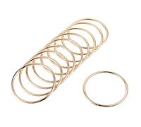 60mm O Anelli Metallo per Tracolle Borse Cinture Artigianato Oro Tono 20pz