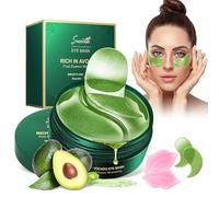 60PC Collagene Patch Occhi+2 Maschere per le Labbra | Under Eye Patches Cuscinetti per Gli Occhi Contro Gli Occhiaie,Rimuovono le Rughe e il Gonfiore
