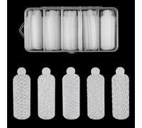 60Pcs 3D Silicone Doppio Forme Della Muffa Sticker Set Silicone Manicure Sticker Per Forms Extension Building