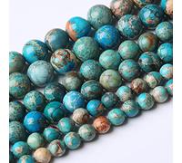 60PCS 6MM Naturale Blu Imperiale Diaspro Pietra Perline di Forma Rotonda Adatto per Gioielli Fai Da Te Braccialetto 15 Pollici Eu9-k9951