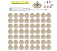 60pcs carheadlinerrepairKit - Universal carRoof Rivets, headlinerFix Button Kit, Multifunctional Auto Interior Ceiling repairSet | carRoof repairRivet Tool for headlinerRestoration