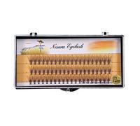 60PCS Ciglia Estensioni Singolo Lash Volume 3D Fans Fake Eyelashes 9-12MM(12mm)