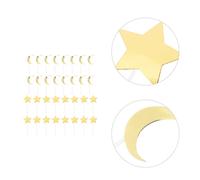 60pcs Eid Mubarak Cake Insert Cards Creative Cake Ornament Party Cooking