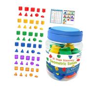 60pcs geometric Solids Educational Toys for Elementary Home School