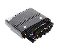 60pcs Hook Line Pen set Colore Acquerello fai -da -da -te Acrilico Strumenti di pittura 0,4 mm per artisti Studenti bambini Scuola Home Office Travel