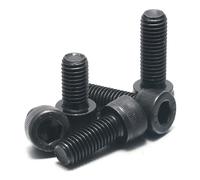 60pcs in acciaio carbone Testa esagonali viti filettate inversa M5 vite