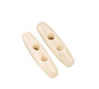 60Pcs/lot 31/39mm Multi-color Pearl Acrylic Horn Buttons Sweaters Coat Oval Olive(Beige,L 39mm)