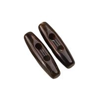 60Pcs/lot 31/39mm Multi-color Pearl Acrylic Horn Buttons Sweaters Coat Oval Olive(Coffee,L 31mm)