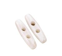 60Pcs/lot 31/39mm Multi-color Pearl Acrylic Horn Buttons Sweaters Coat Oval Olive(Mixed white,L 31mm)