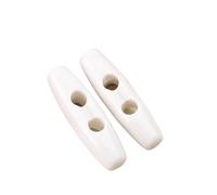 60Pcs/lot 31/39mm Multi-color Pearl Acrylic Horn Buttons Sweaters Coat Oval Olive(White,L 31mm)