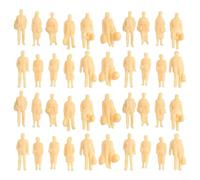 60pcs Non Verniciato Scala 1:87 Modello di Plastica Persone per HO Ferrovia Scene Diorama Paesaggi e Modellazione Da Tavolo