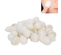 60pcs Palle Esfolianti di Rimozione del Baco da Seta, Palle del Detergente Facciale per le Spugne Facciali Sane di Massaggio del Viso di Scrub per Cura Della Pelle Sana