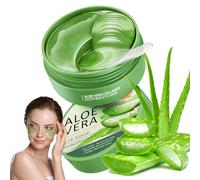60PCS Patch Occhi Eye Patches, Patch Occhi Idratanti, Pach Occhi Contorno Occhi Effetto Luminoso e Levigante, Maschera Occhi Rinfrescante per Cura Contorno Occhi Uomo Donna, Aloe vera