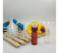60pcs plastica analitica chimica imbuto di alimentazione liquido imbuto a