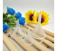 60pcs plastica analitica chimica imbuto di alimentazione liquido imbuto a