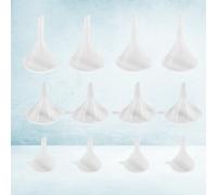 60pcs plastica analitica chimica imbuto di alimentazione liquido imbuto a