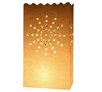 60pz Carta Artigianale Borse Sacchetti per Candele Diffusione Luce Porta candela Lanterna