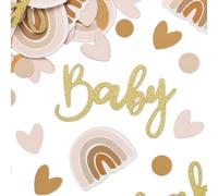 60pz Coriandoli Oh Baby Nascita Battesimo Coriandoli Arcobaleno Boho Cuore Decorazione Tavolo Torta Battesimo Baby Shower Nascita Compleanno