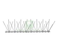 60PZ DISSUASORE VOLATILI A SPILLI INOX PU STARS 40 PUNTE H.CM 11 BASE CM 50X2,2: