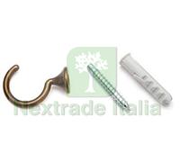 60PZ GANCI RACCOGLITENDA A FILO MICRO BRONZO MM.29: