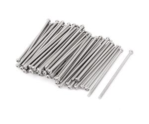 60pz Phillips Bulloni Testa Di Pan Viti Bullone 304 Acciaio Inox M3x70mm