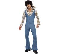 60s 70s Groovy Ballerina Disco Costume Retrò Uomo Costume Tuta Completo