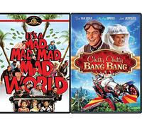 60's Adventure Set - It's A Mad Mad Mad Mad World & Chitty Chitty Bang Bang 2-DVD Double Feature Bundle