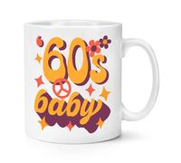 60s Bambino 284ml Tazza Born 1960 1960s Compleanno Brother Sister Rétro Migliore
