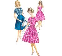 60s Motivo - Abito Estivo, Giacca, Camicetta E Gonna - Busto = 96.5cm (96.5cm)