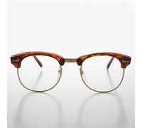 60s Rétro Corno Cerchio Hipster Vintage Occhiali - Malcolm