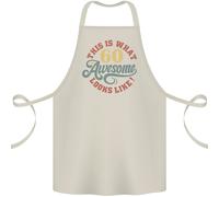 60th Compleanno 60 Anno Vecchio Bellissimo Guarda Come Grembiule di Cotone 100%