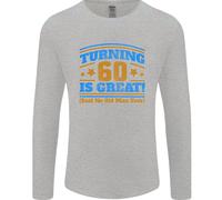 60th Compleanno Turning 60 È Ottimo Anno Vecchio Uomo Maniche