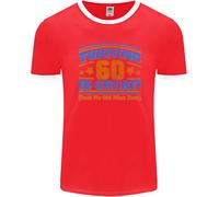 60th Compleanno Turning 60 È Ottimo Anno Vecchio Uomo Ringer Fotl