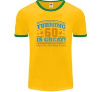 60th Compleanno Turning 60 È Ottimo Anno Vecchio Uomo Ringer Fotl