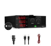 60V 30A 1800W Alimentatore da laboratorio stabilizzato DC da banco Interfaccia RS232 variabile regolabile Software di programmazione Potenza 220V Alta stabilità