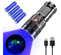 60W 365nm UV Luce Nera Torcia Elettrica Filtrata BlackLight USB C Ricaricabile Ispezione Professionale Rilevatore NDT per Urina, Minerale, Fluorescente Dermatologia Legno Lampada Analizzatore di Esame