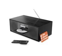 60W Impianot Stereo Casa | Lettore CD HIFI Stereo con doppio allarme e 20 preselezioni | Lettore CD Hi-Fi con Altoparlanti Integrati e Display a LED | USB, MP3, AUX e Telecomando | Oakcastle DAB500